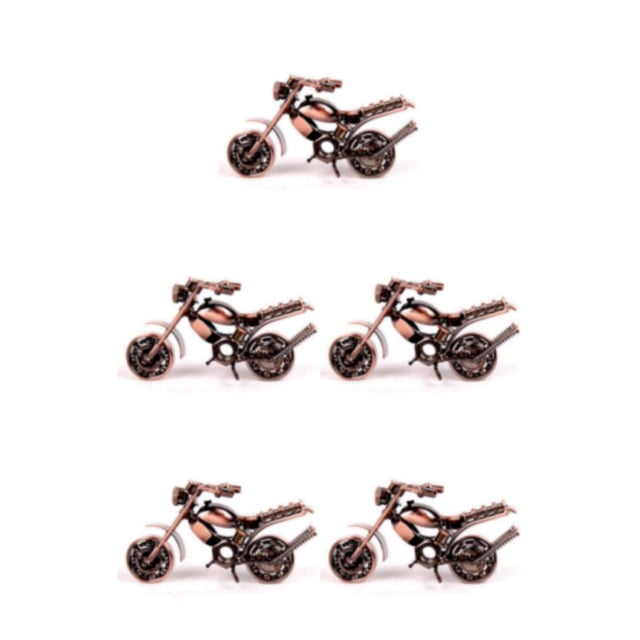 Transemion Authentic True Metal Vehicles - Must-Have For Any Motorcycle antique bronze 14cm*6cm*7cm 5Set
