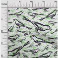 thumbnail image 2 of oneOone Georgette Viscose Dark Blue Fabric Bird Craft Projects Decor Fabric Printed By The Yard 42 Inch Wide, 2 of 4