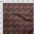 thumbnail image 2 of oneOone Georgette Viscose Fabric Chevron Ikat Printed Fabric 1 Yard 42 Inch Wide, 2 of 4