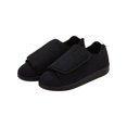 thumbnail image 2 of Silverts Pantoufles pour Hommes Extra Extra Larges, 10, Noir, 2 of 5