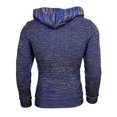 thumbnail image 3 of RKSTN Jackets for Men Fashion Fall Winter Sweater Loose Large Size Mixed Color Sweater Hooded Pullover Sweater Fall and Winter Long Sleeve Jacket Coats, 3 of 3