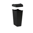 thumbnail image 2 of Rubbermaid Swing Top Trash Can, Black, 12.2 Gallon (46.2 L), 2 of 5