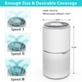 thumbnail image 2 of Generic Large Room HEPA Air Purifier, White, 2 of 6