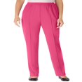 thumbnail image 1 of CHOK Women‘s Plus Size Elastic-Waist Soft Knit Pant - 24 W  Navy, 1 of 6