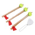 thumbnail image 4 of Ice Fishing Flag, Ice Fishing Rod Flag Fine Workmanship 3Pcs Portable Wood  For Winter, 4 of 8