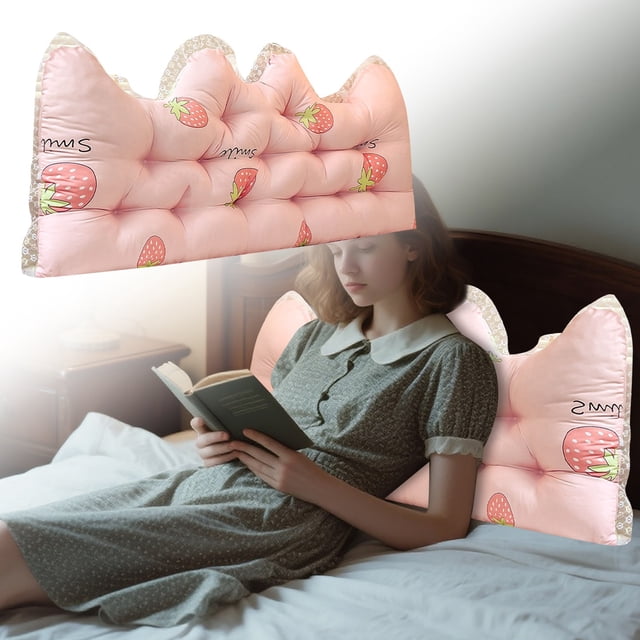 Soft Bed Cushion Back Support Pillow For Sofa Chair Reading Relaxation Comfortable Headrest Lumbar Pillow Decorative Throw Pillow Car Pedal Short Drivers Heated Seat Cushions for Rocking Chairs Indoor