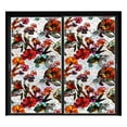 thumbnail image 1 of Rainbow Floral Static Cling Window Film Removable Decal For Glass Doors Privacy Sticker Botanical Designs No Sun Blocking, 1 of 5