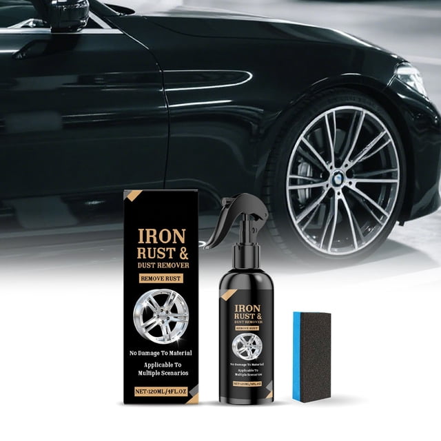 Rim Wheel Cleaner Spray Aluminum Cleaner Wheel Cleaner Brake Rust And Grime Pontoon Cleaner And Wheel Finishes 120ml