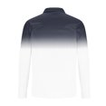 thumbnail image 4 of Pisexur Chandails en Molleton pour Hommes à Manches Longues, Chandail à Col Rabattu, Mode Décontractée, Patchwork de Couleurs Surdimensionné, Chandail-Over, Fermeture Éclair Quart, Chemises de Gym Athlétiques, Chandail en Molleton Grande Taille M-6TG, 4 of 5