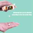 thumbnail image 4 of LSLJS Travel Pills Organizer, Portable Daily Pills Container Storage Box 3 Compartments Drug Storage Box Plastic Slide Cover Case Travel Organizer Sealed Box Family Box Med, 4 of 8