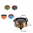 thumbnail image 4 of Fishing Bucket Folding Barrels Carrier Bag Fine Workmanship Long-lasting Multifunctional Wear-resistance Poly Long-lasting Multifunctional Wear-resistance Polyester Blue, 4 of 8