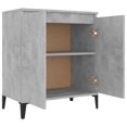 thumbnail image 2 of vidaXL Sideboard Concrete Grey 60x35x70 cm Engineered Wood, 2 of 4