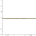 thumbnail image 2 of 14k Yellow Gold Polished .8mm Lite Baby Rope Chain Anklet 9 Inch Spring Ring Jewelry Gifts for Women, 2 of 4