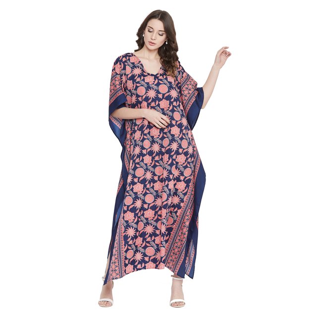 Caftans Longs pour Femmes, Robe Caftan Grande Taille, Robe de Soirée, Fête, Été, Plage, Robe d'Été, Manches Kimono, Robes Décontractées