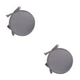 thumbnail image 4 of mmirethe Comfortable Round Chair Cushion For Bistros - With Durable Ties For Secure Fit Soft And Comfortable light gray 2Set, 4 of 6