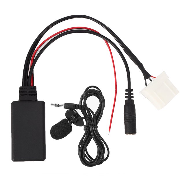 Microphone Mains Libres, Adaptateur de Câble 5.0 Pouces pour Remplacement de Voiture pour MX5 RX8