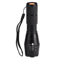 thumbnail image 2 of Zoomable Flashlight, Multicolor Flashlight, Waterproof Aluminum Alloy for Outdoor Activities Hunting Fishing Cycling Black, 2 of 8