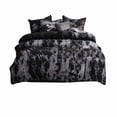 thumbnail image 2 of Chmadoxn Bedspread & Coverlet Sets Bed Three Piece Gift Set Home Textile Sanding Three Piece Plain Three Piece Set Machine Washable Bedding Sets The Bedclothes, 2 of 7