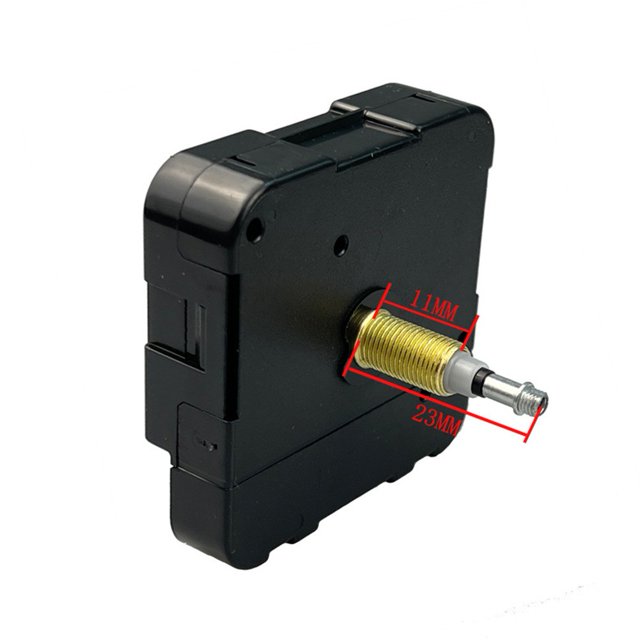 MYG High Torque Long Shaft Quartz Clock Movement Mechanism Replacement Large Clocks Model Repair Parts for DIY Handicrafts Repair Clock Parts Shaft Lengths 23mm / 0.9 inch
