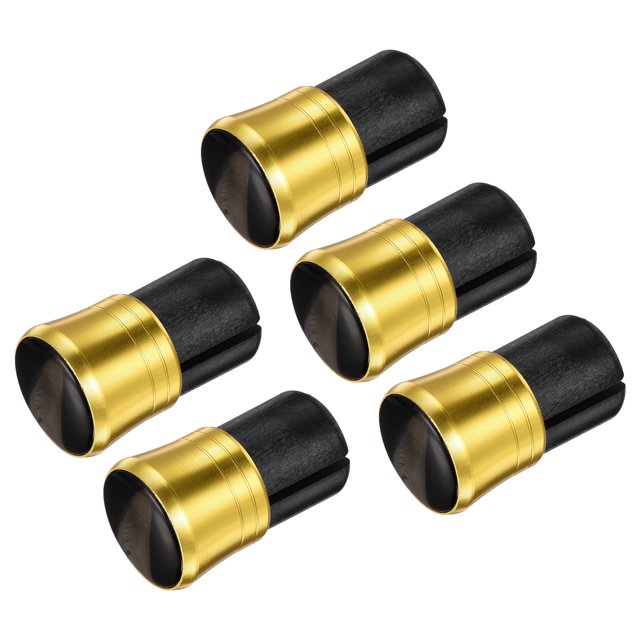 Unique Bargains 16mm Dia Plastic Fishing Rod End Cup Protector, 5 Pack