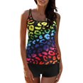 thumbnail image 1 of Swimsuit Women High Waisted Tankini Plus Size Tankini Swimsuit High Waisted 2 Piece Bathing Suit, 1 of 9
