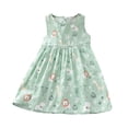 thumbnail image 1 of Kcodviy Robe d'Été pour Filles Robe Décontractée pour Filles Robes de Noël Taille 8 Robes de Princesse Sans Manches Robe Com à Fleurs Robe Imprimée pour Enfants Robe de Plage, 1 of 5