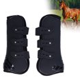 thumbnail image 4 of Horse Tendon Protector, Horse Support Boots Comfortable Impact  PU Neoprene  For Competitions, 4 of 9