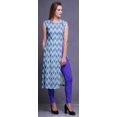 thumbnail image 2 of Bimba Printed Straight Tunic DressesForWomen Sleeveless Side Slit Kurti, 2 of 6