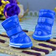 thumbnail image 5 of 4 Pièces Antidérapantes Chien Mesh Bottes Réfléchissantes Chiot Chaussures Respirant Doux Unique Chien Protecteurs de Pattes Réglables Bottes d'Animaux de Compagnie en Plein Air Anti-Dérapant pour les Petits et Moyens Animaux de Compagnie, 5 of 5