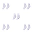 thumbnail image 3 of Ruiboury 2a Set Of 2 Non-skid Compression Socks For Ankles Brace Comfortable To Wear white S/M 5Set, 3 of 6