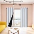 thumbnail image 3 of Rideaux Modernes Isolés Thermiques Assombrissants pour Salon et Chambre, Réduisant le Bruit, Design Uni, Draperies de Fenêtre, 3 of 4