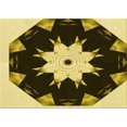 thumbnail image 1 of Ahgly Company Machine Washable Indoor Rectangle Transitional Black Brown Area Rugs, 2' x 3', 1 of 7