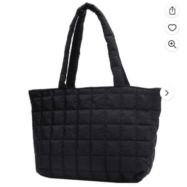 Tote Bag for Women,Cocopeaunt Quilted Tote Bags for Women Lightweight Puffer Padding Shoulder Bag Large Nylon Tote Handbag Zipper Closure,Handbags for Women,Bags for Women
