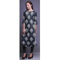 thumbnail image 4 of Bimba Kurtis Droits Imprimés pour Femmes Kurta à Manches 3/4 Tunique d'Été Robe, 4 of 6