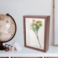 thumbnail image 2 of Wooden Dried Flower Photo Frame Dried Flower Display Stand Dry Flower Shadow Box Specimen Shadow Case, 2 of 9