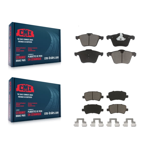 CMX Front Rear Ceramic Brake Pads Kit for Car Volvo XC70 S60 V60 S80 Cross Country V70 KCX-100361