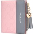 thumbnail image 1 of Women PU Leather Wallet Short with Tassel Decoration Multi Slots, 1 of 1