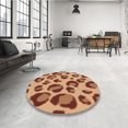 thumbnail image 4 of Ahgly Tapis Rectangulaire Orange Lavable en Machine, 7 Pieds x 9 Pieds, 4 of 7