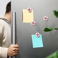 thumbnail image 4 of Elegant Metal Fridge Set for Stylish Kitchen and Note Organization, 4 of 6