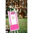 thumbnail image 4 of Darling Souvenir MADE WITH LOVE PersonalizedWelcomeBannerPink Suspenders - It's A Girl,Custom Text Poster Party CollectionWelcomeSignGreat For Wedding, Birthday, Engagement Party- 18x12, 4 of 5