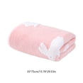 thumbnail image 3 of Tyidzon Towels for Bathroom Super Soft Velvet Rabbits Jacquards Hand Towel Super Absorbent Drying Gentle and Friendly, 3 of 6