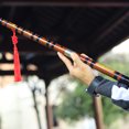 thumbnail image 3 of BRIGHTFUFU 4Set Traditional Chinese Design Brown Bamboo Flute Instrument for Musical Instrument 26.8x1x1in, 3 of 8