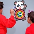 thumbnail image 4 of Planche de Fléchettes à Balle Collante Motif Panda C pour Enfants, Cible à Velcro, Jouet à Lancer Intérieur Extérieur, 4 of 4