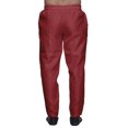 thumbnail image 4 of Atasi Solid Ready Made Dupion Elastic Pajama For Mens Ethnic Bottom Pants, 4 of 5