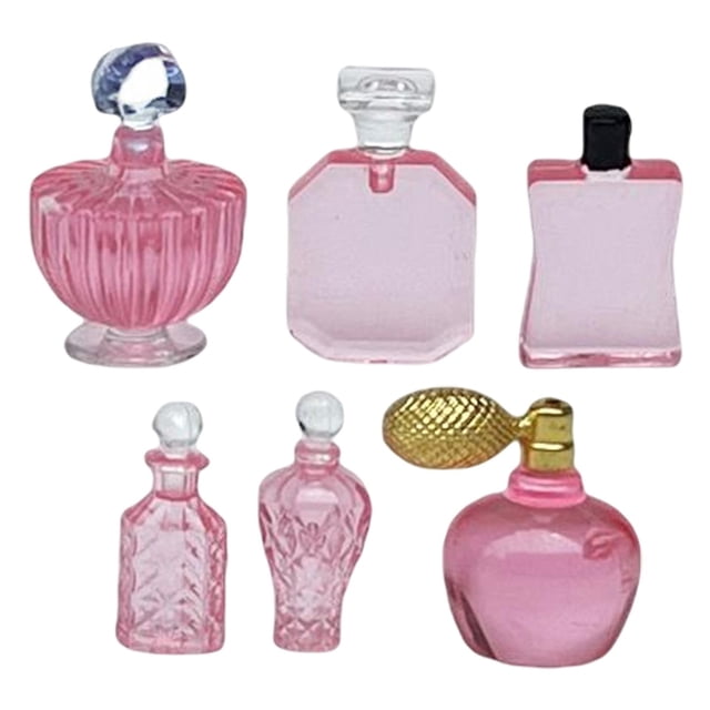 Milaget Miniatures 1/12 Accessoires pour Enfants Rose 6 Pcs Rose