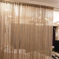 thumbnail image 3 of 200cm*100cm Fringe String Window Curtain Bead Chain Fringe Panel Room Partition String Curtains Beaded Door Curtain Curtains 96 Inches Long Curtains 96 Inches Wide Sheer Thermal Curtains Bedroom, 3 of 3