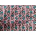 thumbnail image 4 of oneOone Cotton Poplin Fabric Leaves & Floral Block Printed Craft Fabric BTY 56 Inch Wide, 4 of 4