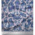 thumbnail image 1 of Soimoi Moss Georgette Fabric Snake Animal Skin Decor Fabric Printed Yard 42 Inch Wide, 1 of 3