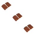 thumbnail image 4 of maskred Fashionable Retro PU Leather Men s Fingerless Driving Cycling Gloves Brown Hook Loop L 3Set, 4 of 6