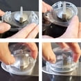 thumbnail image 4 of 4 Pack Universal Kitchen Stove Knob Covers Baby Oven Stove Knob Locks For Child Proofing, 4 of 4
